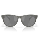 Óculos de Sol Oakley Frogskins Matte Ink Fingerprint 55 - Unissex - Foto 3
