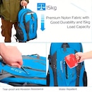 Mochila Gold Sports Dobrável Master Montanhismo A Prova de Água - 40 Litros - Foto 3