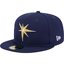 Boné New Era 59fifty Fitted Alt Clubhouse 2025 Tampa Bay Rays - Masculino - Foto 1