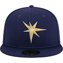 Boné New Era 59fifty Fitted Alt Clubhouse 2025 Tampa Bay Rays - Masculino - Foto 3