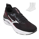 Tênis Mizuno Wave Zest 2 + Par de Meia MZ24 - Masculino - Foto 3