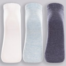 Meia Lupo Básico Cano Baixo 3 Pares - Infantil - Foto 2