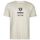 Camiseta New Era Las Vegas Raiders NFL Camuflada Areia - Masculina - Foto 1