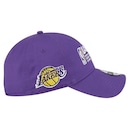 Boné Aba Curva New Era 9TWENTY Los Angeles Lakers NBA Style - Adulto - Foto 4