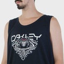 Camiseta Regata Oakley Ellipse Skull Tank Blackout - Masculina - Foto 3