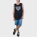 Camiseta Regata Oakley Ellipse Skull Tank Blackout - Masculina - Foto 4