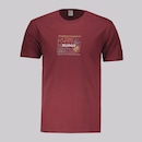 Camiseta Nicoboco Nate Bordô - Masculina - Foto 1