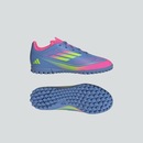 Chuteira Society adidas F50 Club - Infantil - Foto 4