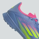 Chuteira Society adidas F50 League - Infantil - Foto 10