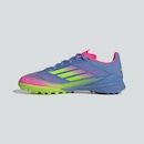 Chuteira Society adidas F50 League - Infantil - Foto 3