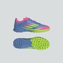 Chuteira Society adidas F50 League - Infantil - Foto 4