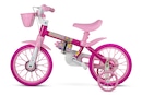 Bicicleta Aro 12 Flower Nathor com Rodinhas - Infantil - Foto 3
