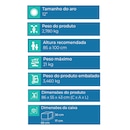 Bicicleta de Equilibrio Nathor Balance Bike Rocket Astro - Infantil - Foto 6