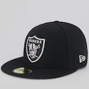 Boné Aba Reta New Era NFL Las Vegas Raiders 5950 - Fechado - Adulto - Foto 1
