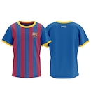 Camisa Barcelona Braziline Illuvium Listras - Infantil - Foto 2