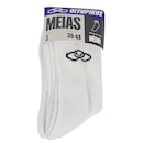 Meia Cano Médio Olympikus 81922 - 3 Pares - Masculina - Foto 1