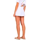 Shorts Saia Alto Giro Plissada - Feminino - Foto 2