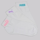 Kit Meia Puma Cano Baixo 03 Pares 34 - 39 - Adulto - Foto 1