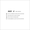 Cinto para corrida com porta gel Fitletic Race II - Foto 3