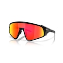 Óculos de Sol Oakley Latch Panel Matte Black Prizm Ruby - Unissex - Foto 3