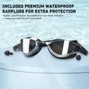 Óculos de Natação Gold Sports Snake Performance 6.0 Lentes Espelhadas High Definition - Adulto - Foto 4