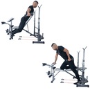 Banco Supino Yangfit Apoio Scott Cavalete e Puxada na Polia - Foto 10