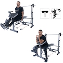 Banco Supino Yangfit Apoio Scott Cavalete e Puxada na Polia - Foto 6