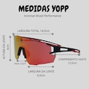 Óculos de Sol Unissex Yopp Performance Ironman Brasil Mask IMB2.11 - Foto 7