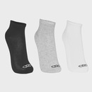 Kit Meia Olympikus Cano Curto - 3 Pares - Masculino - Foto 2