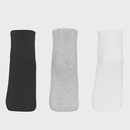 Kit Meia Olympikus Cano Curto - 3 Pares - Masculino - Foto 4