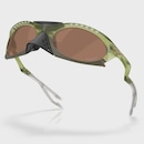 Óculos de Sol Unissex Oakley Plantaris Matte Transparent Fern Prizm Tungsten - Foto 2