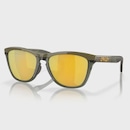 Óculos de Sol Oakley Unissex Frogskins Range Dark Brush Prizm 24k Polarized - Foto 1
