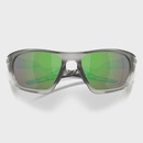 Óculos de Sol Oakley Unissex Lateralis Matte Clear Prizm Sapphire - Foto 5