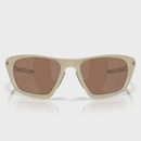 Óculos de Sol Oakley Unissex Lateralis Matte Sand Tungsten Iridium Polarized - Foto 3