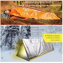 Saco de Dormir Gold Sports Portátil à Prova D'água Sobrevivência com Apito - Foto 5