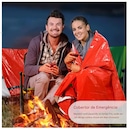 Saco de Dormir Gold Sports Portátil à Prova D'água Sobrevivência com Apito - Foto 7