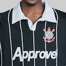 Camisa Polo do Corinthians Approve Retrô Collab - Masculina - Foto 4