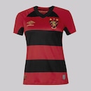 Camisa do Sport Recife Umbro I 2025 - Feminina - Foto 1