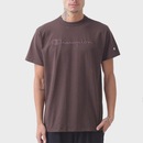 Camiseta Champion Bordado Script Coffee - Masculina - Foto 1