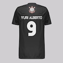 Camisa do Corinthians Yuri Alberto 9 Logo - Infantil - Foto 1