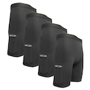 Short Térmico Fristyle Segunda Pele Ciclista Com Proteção Uv 4 Unidades - Adulto - Masculino - Foto 1