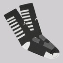 Kit Meia Kappa 6 Pares Performance Cano Alto - Tamanho 38 a 43 - Adulto - Foto 1