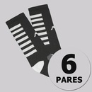 Kit Meia Kappa 6 Pares Performance Cano Alto - Tamanho 38 a 43 - Adulto - Foto 2