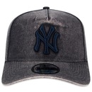 Boné Aba Curva New Era 9FORTY A-Frame New York Yankees MLB Core - Snapback - Adulto - Foto 2