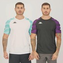 Kit 2 Camisas Kappa Raglany - Masculina - Foto 1