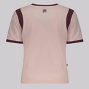 Camiseta Fila Ribbed Letter Retrô - Feminina - Foto 2
