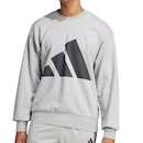 Blusão de Moletom adidas Big Logo sem Capuz - Masculino - Foto 1