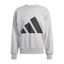 Blusão de Moletom adidas Big Logo sem Capuz - Masculino - Foto 3