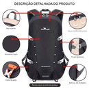 Mochila Esportiva Gold Sports Dobrável Camel Montanhismo A Prova De Água 35 Lts - Foto 3