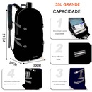 Mochila Esportiva Gold Sports Dobrável Camel Montanhismo A Prova De Água 35 Lts - Foto 4